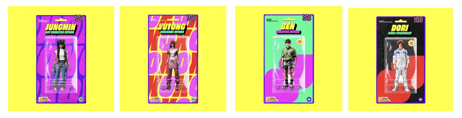 Action figure packaging series