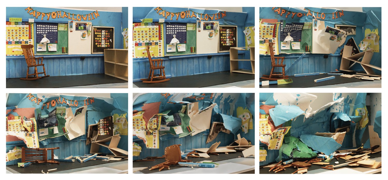 Classroom diorama sequence