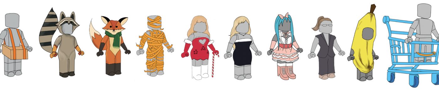 Joyful Horizons character designs